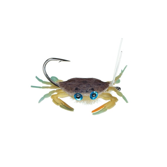 Saltwater Fly Fishing Lures Crab Fishing Lure for Fishermen Crabby