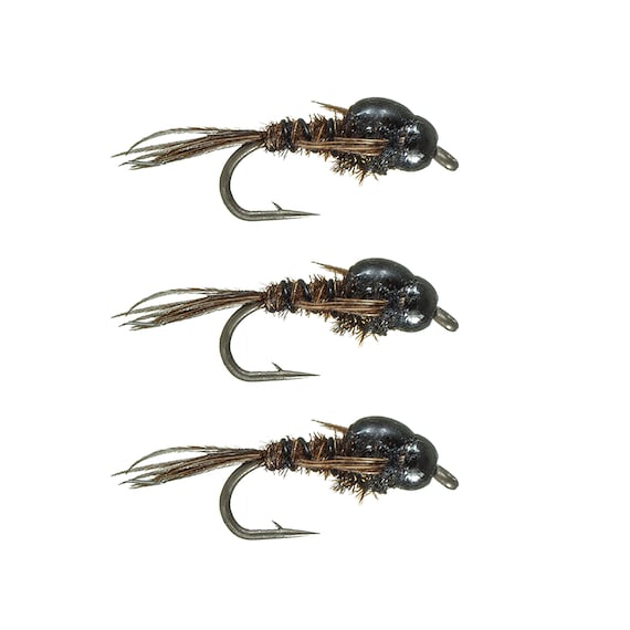 Fly Fishing Flies for Trout Black Tungsten Pheasant Tail Nymph