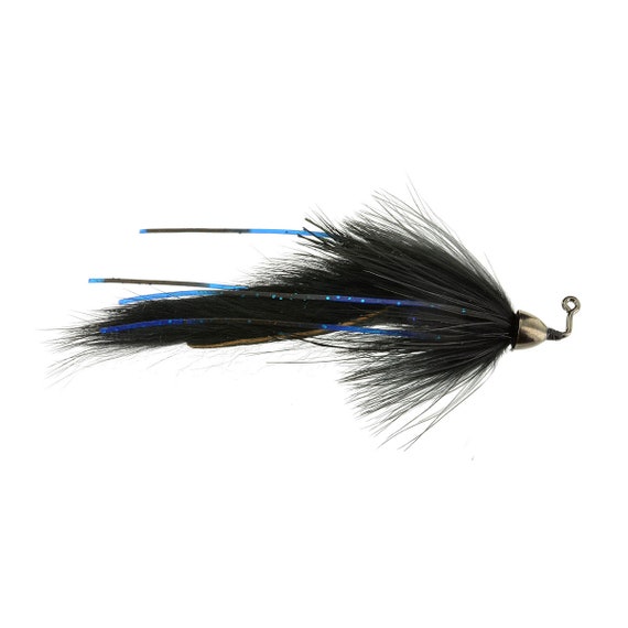 Fly Fishing Streamers Meat Whistle Black Streamer Fly for Your Fly