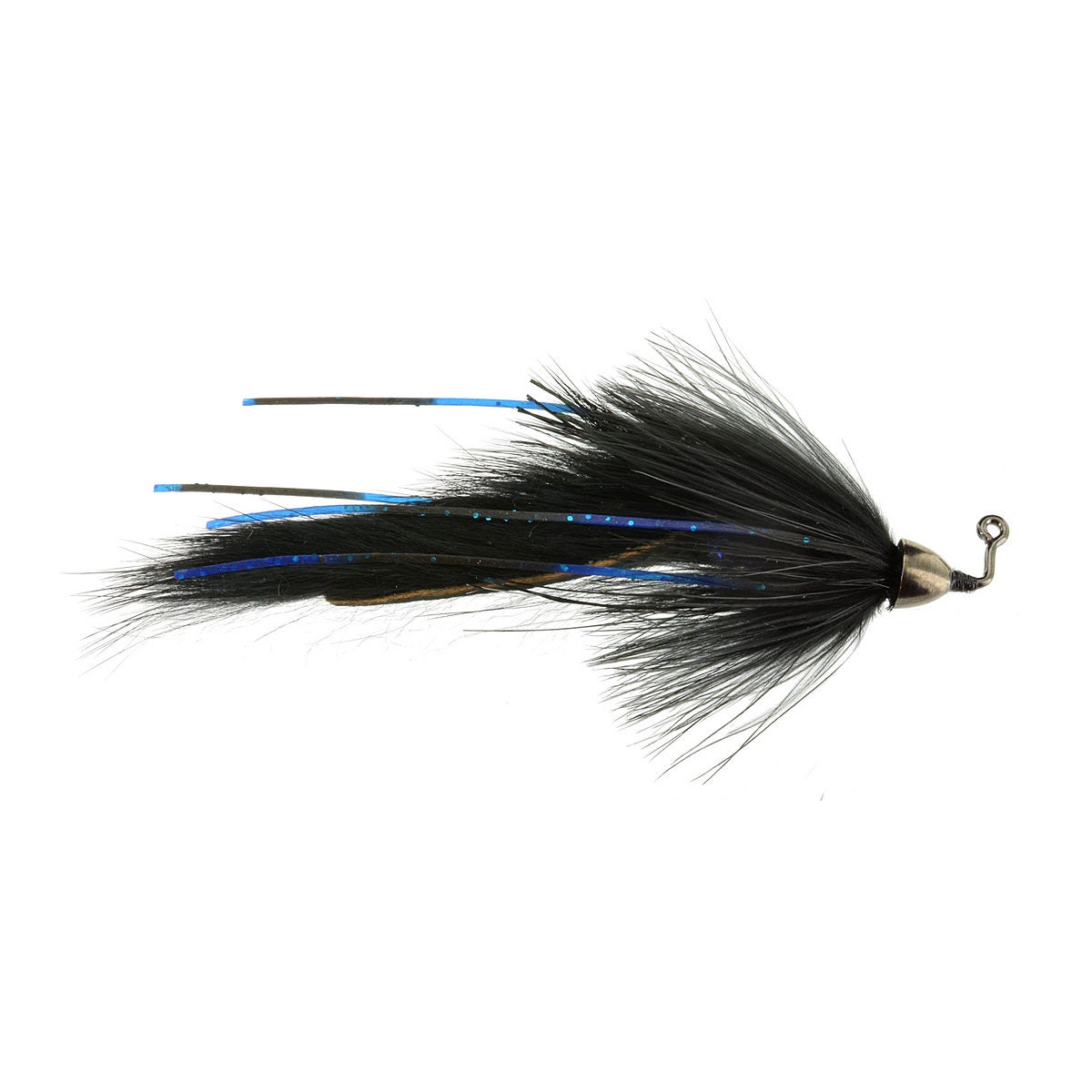Fly Fishing Streamers - Meat Whistle Black - Streamer Fly for Your Fly Box  - Fly Fishing Flies for Fly Fishing Gifts