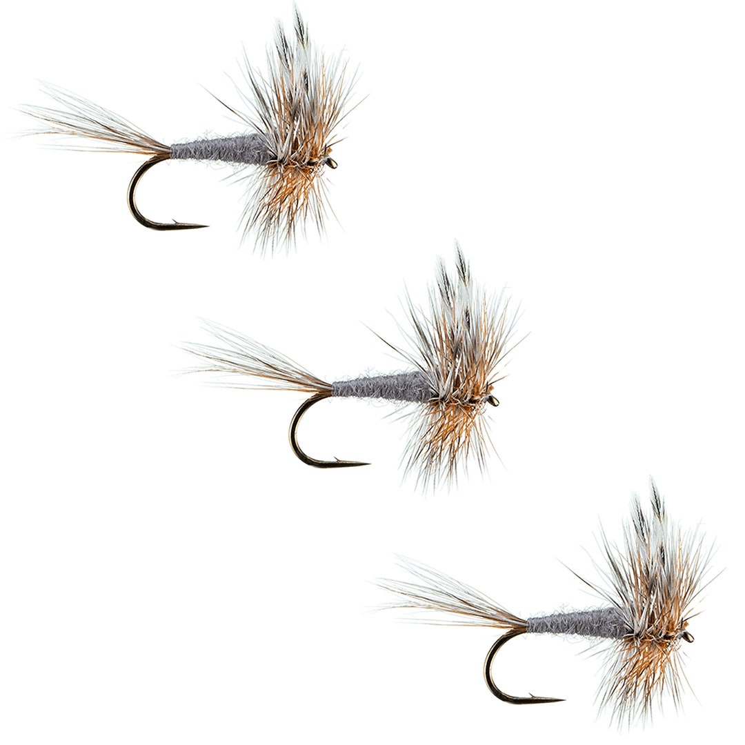Adams Dry Fly Top Dry Fly Patterns Hand Tied Fly Fishing Flies Classic Dry  Fly Patterns Adams Classic Dry Fly 3 Pack of Flies 