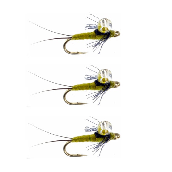 Trout Flies Bubbleback Micro Emerger Fly Fishing Flies Fishing Tackle  Fishing Gifts 3 Pack of Premium Fly Fishing Flies 