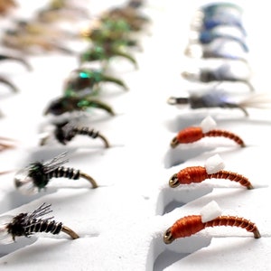 Trout Flies Assortment Fly Fishing Flies Hand Tied Flies for Fishing Trout Fathers Day Gifts for Men Fly Fishing Gifts image 7