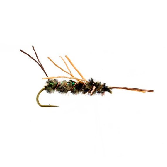 Fly Fishing Flies Pat's Rubberlegs Flashback Stonefly Patterns Attractor  Fly Fishing Flies Heavily Weighted Stonefly 3 Pack - .de