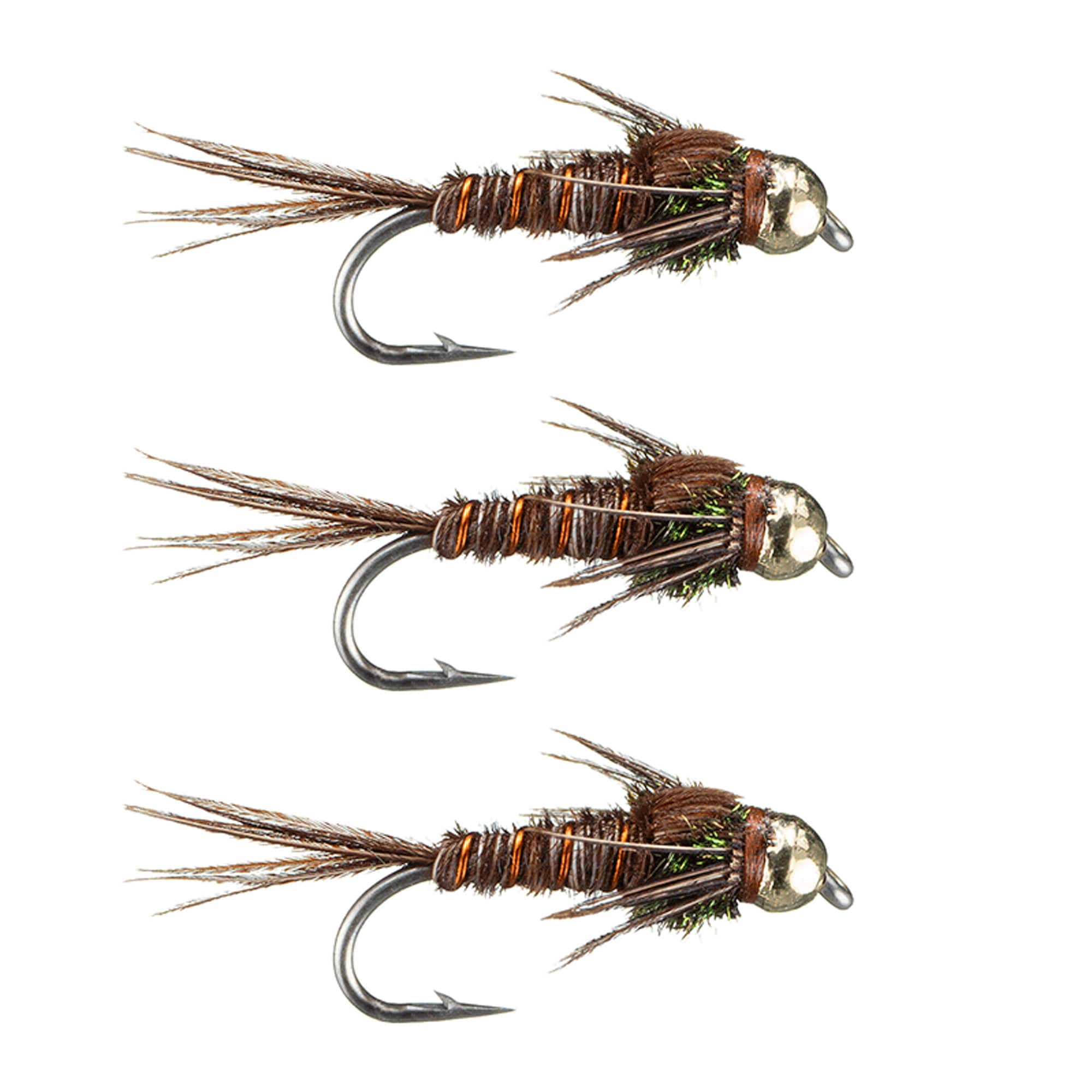 Pheasant Tail Nymph Fly Fishing Flies for Trout Tungsten Bead Head Pheasant  Tail Popular Fly Fishing Flies and Fishing Lures 3 Pack -  Hong Kong