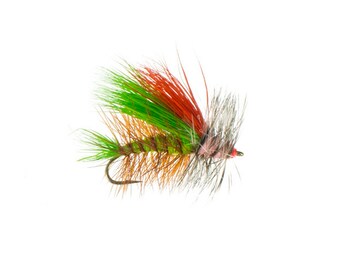 Griffiths Gnat Dry Fly Trout Flies - 6 Pack, Choice Of Sizes, Top Seller For Fly Fishing