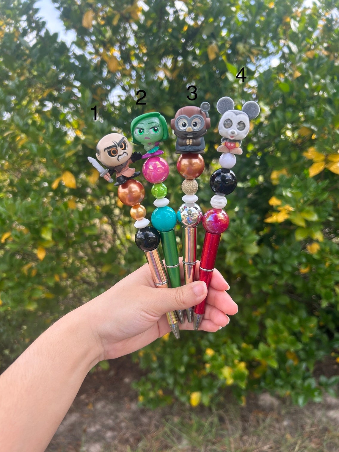 Line Character Topper Cute Custom Character Pen Toppers - Etsy