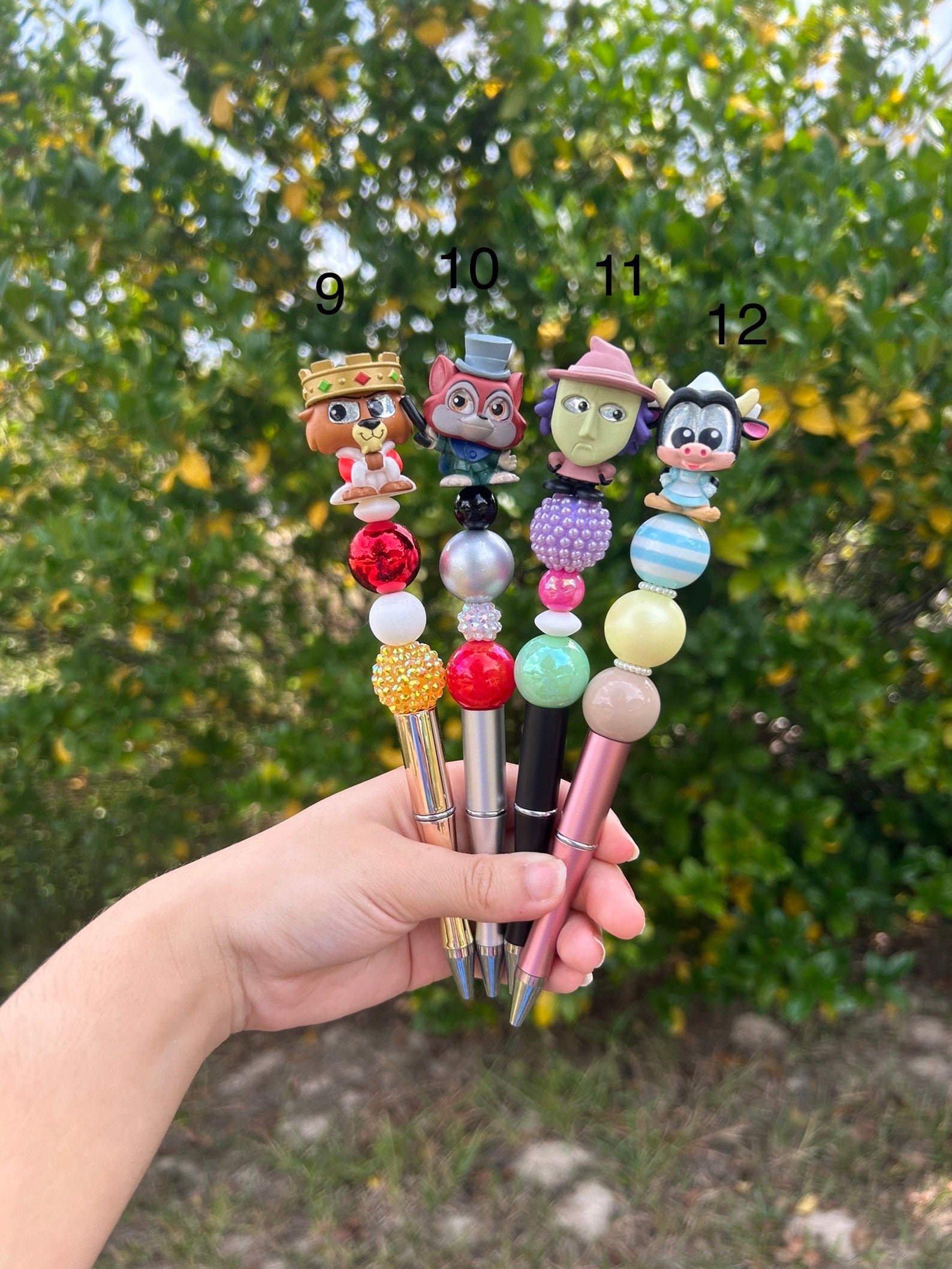 Line Character Topper Cute Custom Character Pen Toppers - Etsy