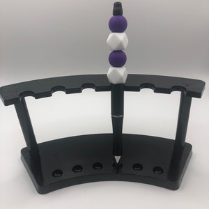 Purple misery beaded pen