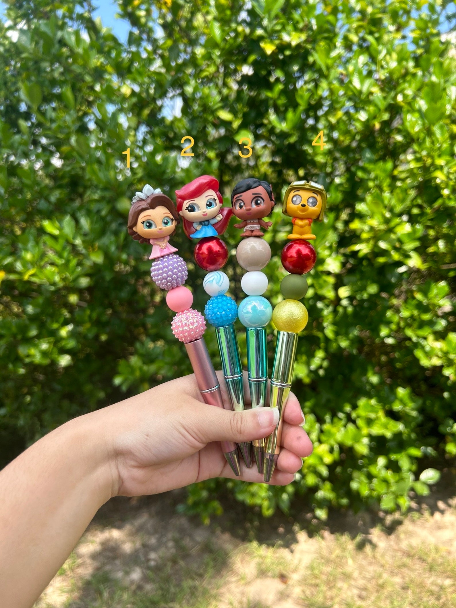 Line Character Topper Cute Custom Character Pen Toppers - Etsy