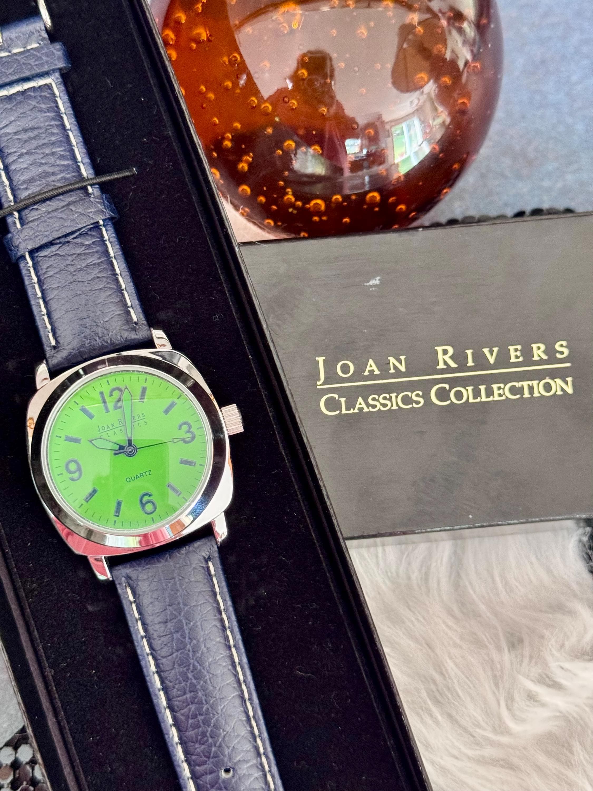 Avon Jewelry Watercolor Marbled Pastel Watch Purple Leather Band  New In Box Avon Purple Leather Band Watch Silver Tone | Mercari main image 3