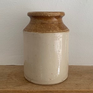 Large Vintage Stoneware Glazed Pot / Vessel