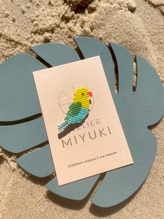 Parakeet Bird Brooch - Pearl Jewelry Gift