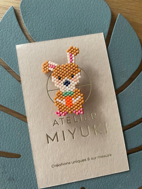 Pearl Rabbit Brooch