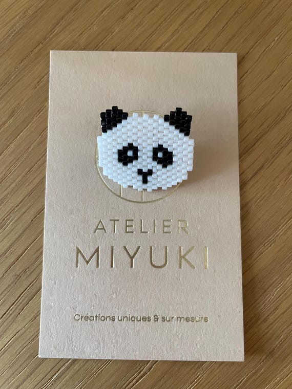 Panda brooch - pearl jewelry gift