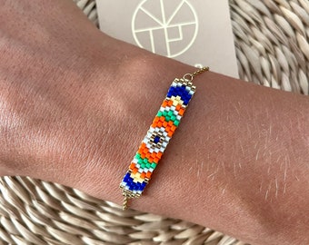 Guillemette woven bead bracelet - jewelry gift