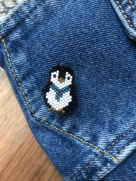 Penguin Brooch - Pearl Jewelry Gift