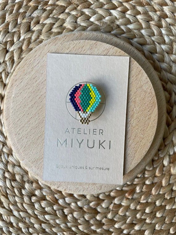 Pearl Hot Air Balloon Brooch - Jewelry Gift