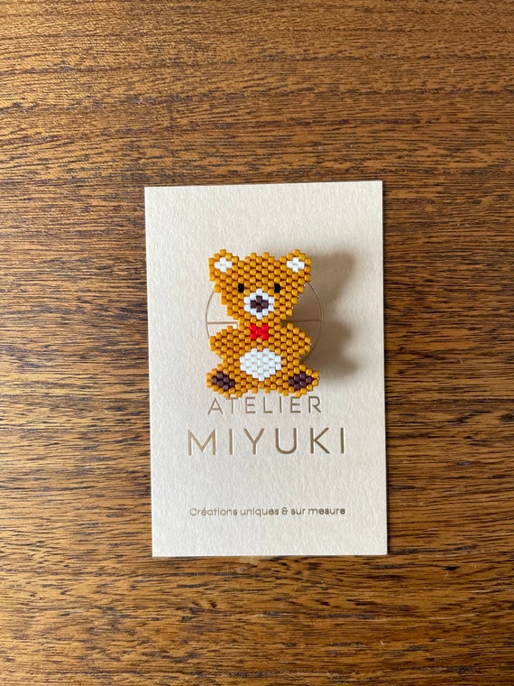 Little Bear Brooch - Teddy Bear - Pearl Jewelry Gift