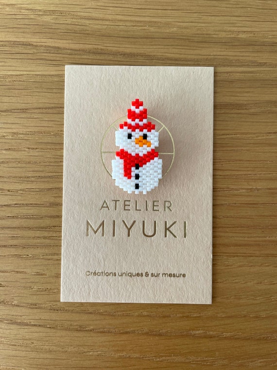 Snowman Brooch - Pearl Jewelry Gift
