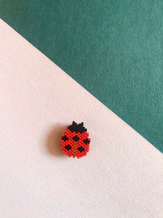 Ladybug Brooch - Pearl Jewelry Gift