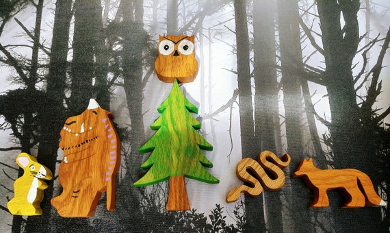 gruffalo wooden figures