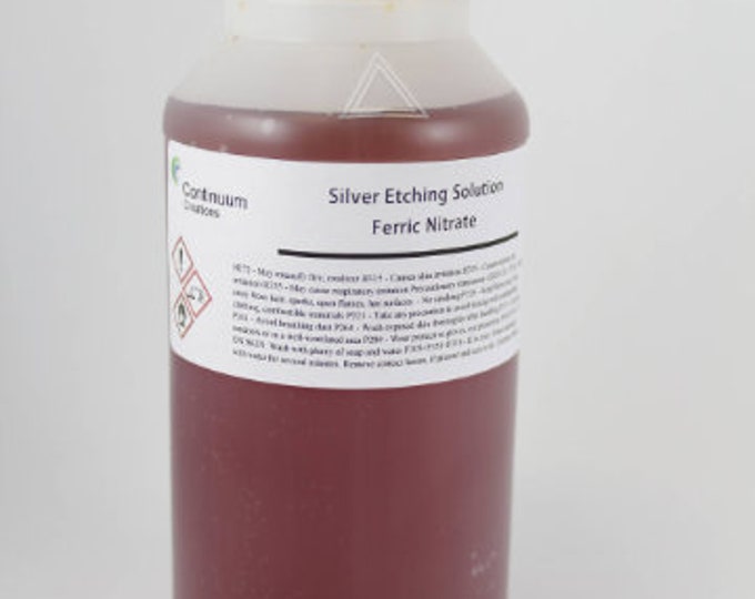 Ferric Nitrate Premixed Ready to Use 500ml Profesional Silver Etsy