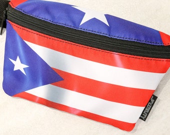 Swag Puerto Rico Flag Sport Waist Packs Fanny Pack Adjustable For Run