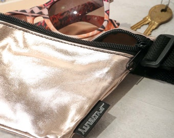metallic gold fanny pack