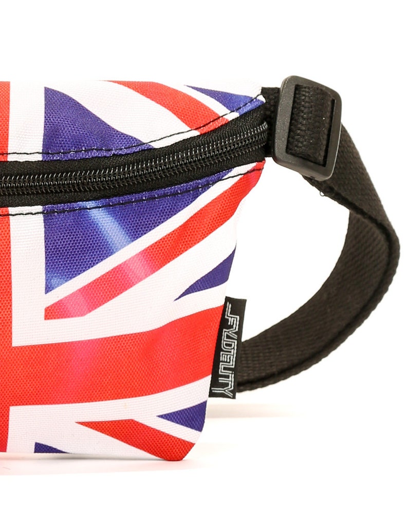 Ultra-Slim Fanny Pack Bum Bags:FLAG UK FYDELITY
