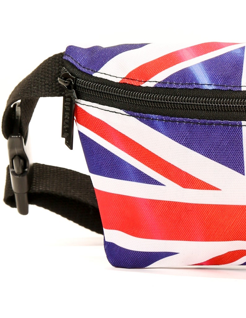 Ultra-Slim Fanny Pack Bum Bags:FLAG UK FYDELITY