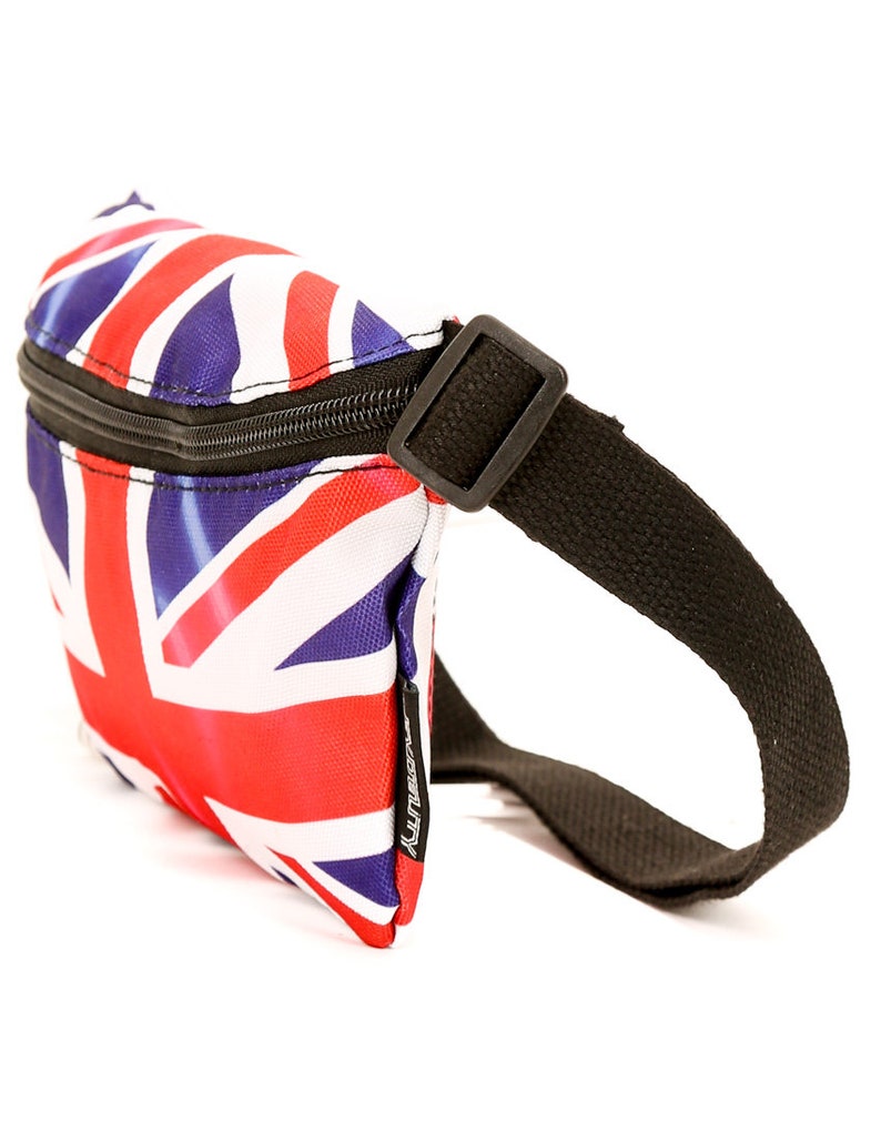 Ultra-Slim Fanny Pack Bum Bags:FLAG UK FYDELITY