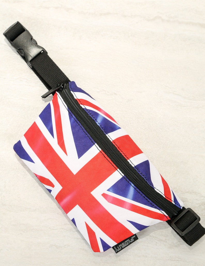 Ultra-Slim Fanny Pack Bum Bags:FLAG UK FYDELITY