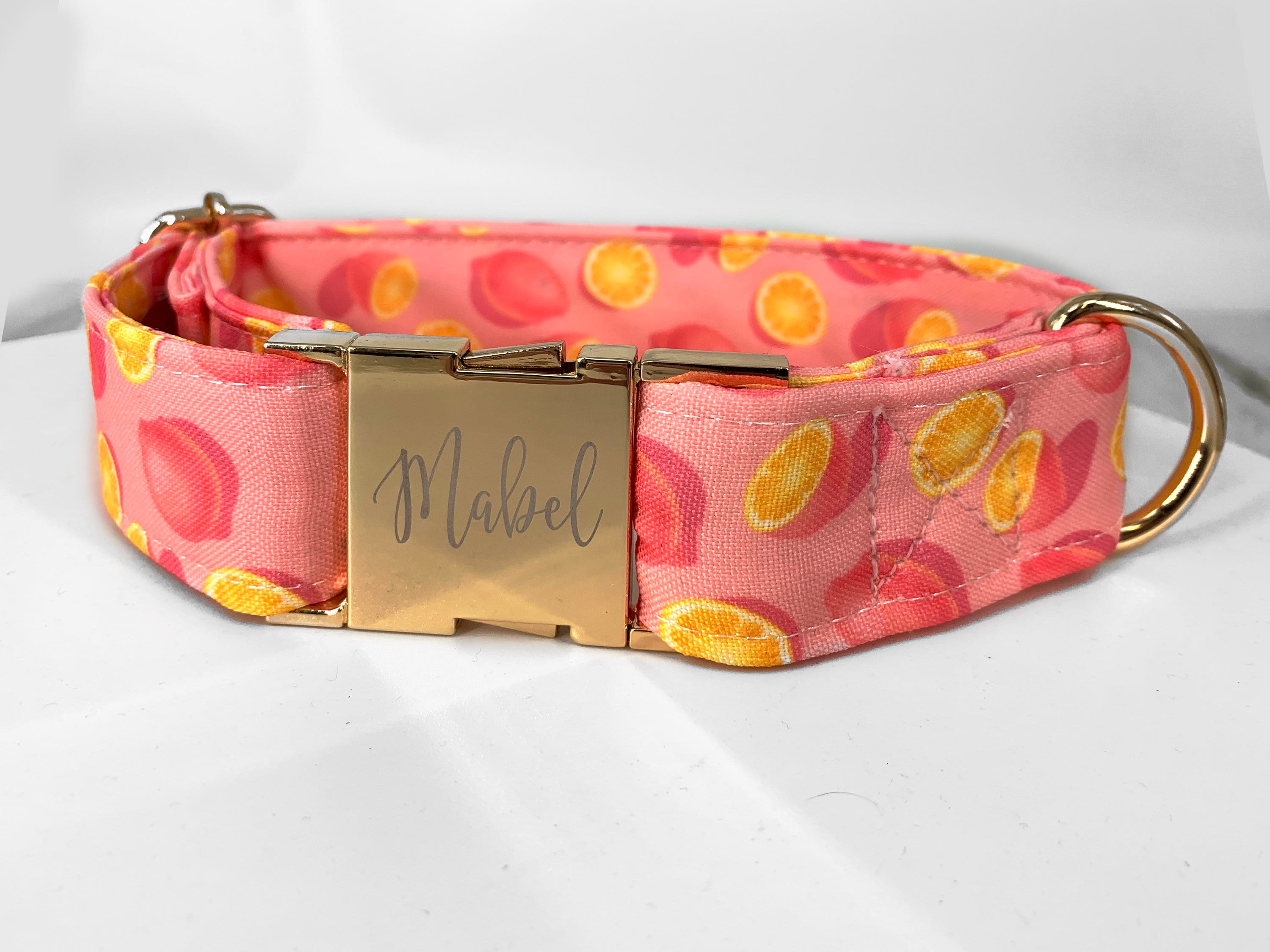 lemon dog collar
