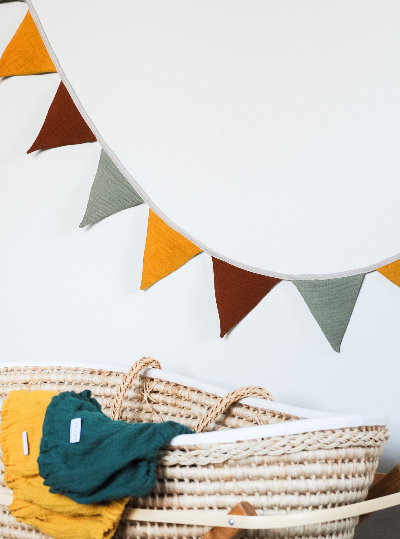 Cotton Bunting Kid Birthday Bunting Baby Nursery Bunting Etsy