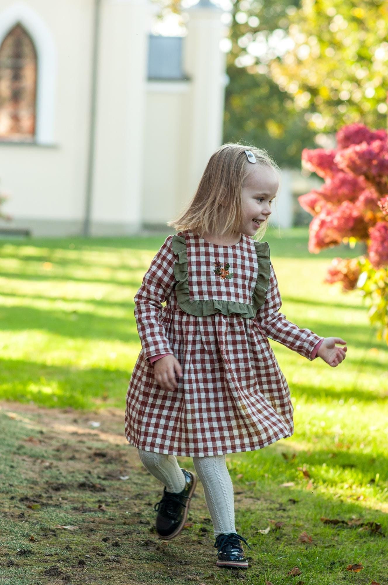 Fall Smocked Dress Etsy
