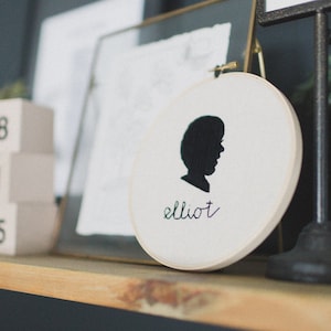 Custom, Embroidered Silhouette - Boy