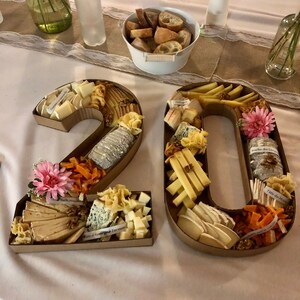 Chiffres et lettres en carton pour anniversaires, mariages etc... image 4