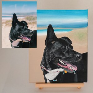 Hand-Painted Pet Portrait (Custom)