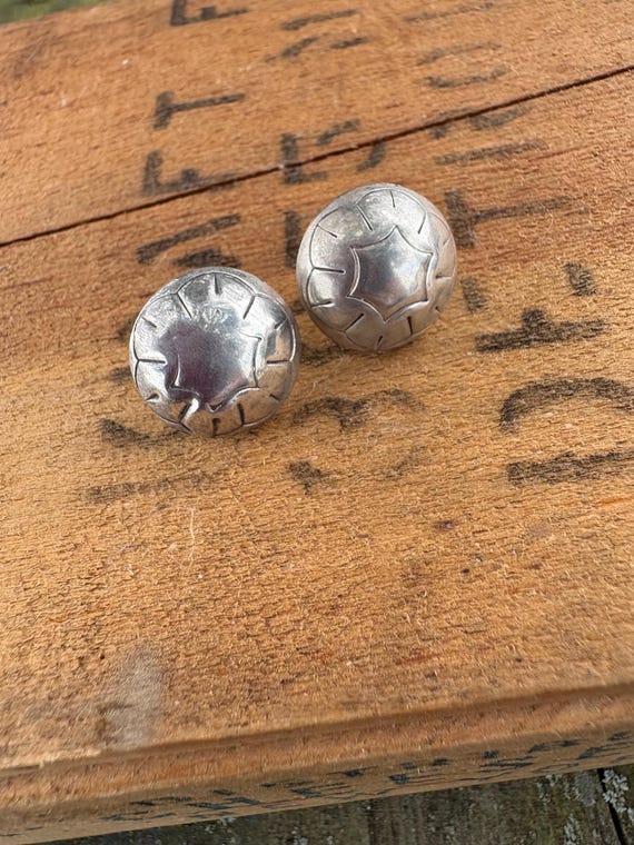 Sterling Earrings Native Made - image 1