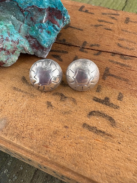 Sterling Earrings Native Made - image 3