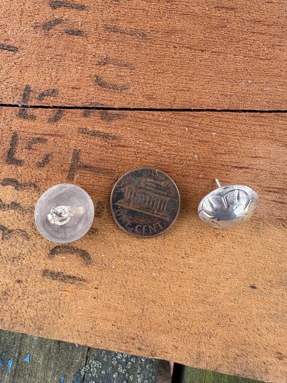 Sterling Earrings Native Made - image 9