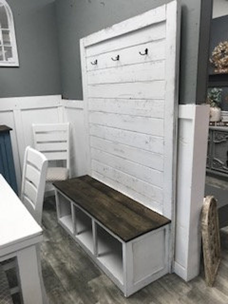 Hall Tree/ Mudroom Bench Etsy