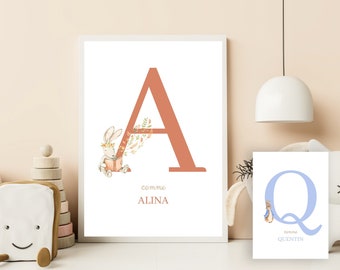 Affiche Prenom Etsy France