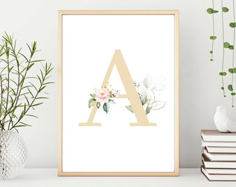 Affiche Lettre Etsy France