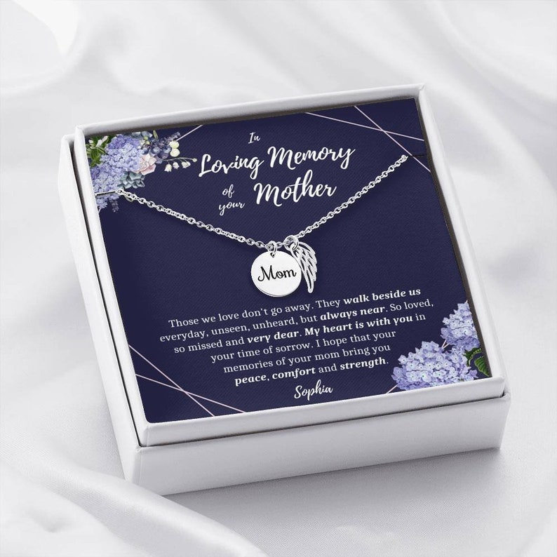 Loss of Mother Gift Personalized Sympathy Gift Mom Etsy