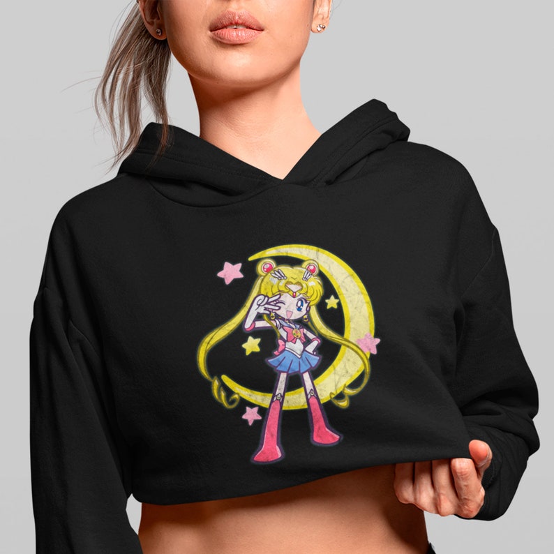 Sailor Moon inspired Aesthetic Hoodie Sweatshirt Sailor Etsy