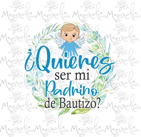 Invitación Quieres ser mi madrina Propuesta de Madrina