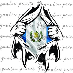 Digital file / Guatemala flag ripped shirt  /  digital / design file download  PNG / quote spanish / cricut / decal