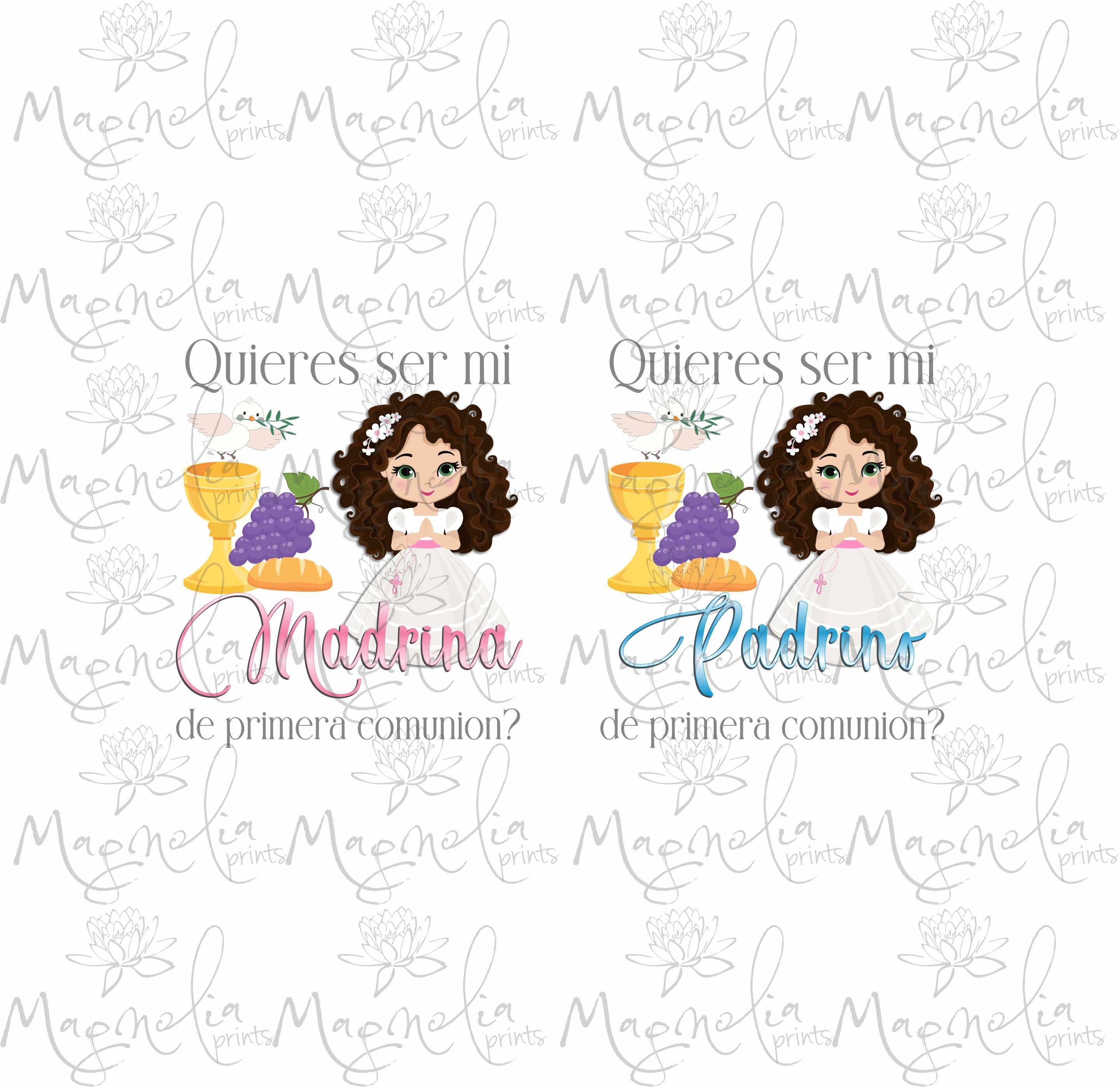 Madrina Proposal in Spanish Quieres Ser My Madrina De Bautizo Godmother  Proposal Will You Be My Madrina Confirmation, Baptism Gift 